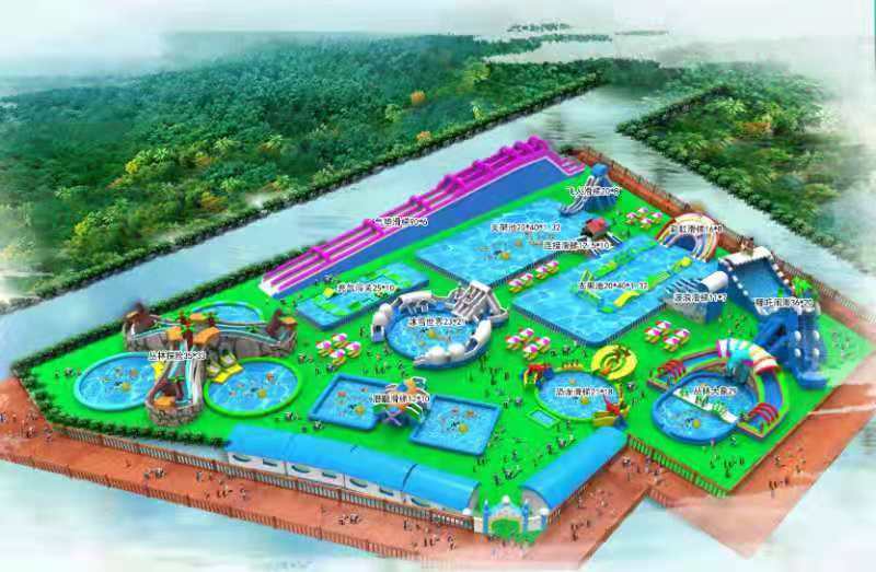桂林海外定制移动水上乐园