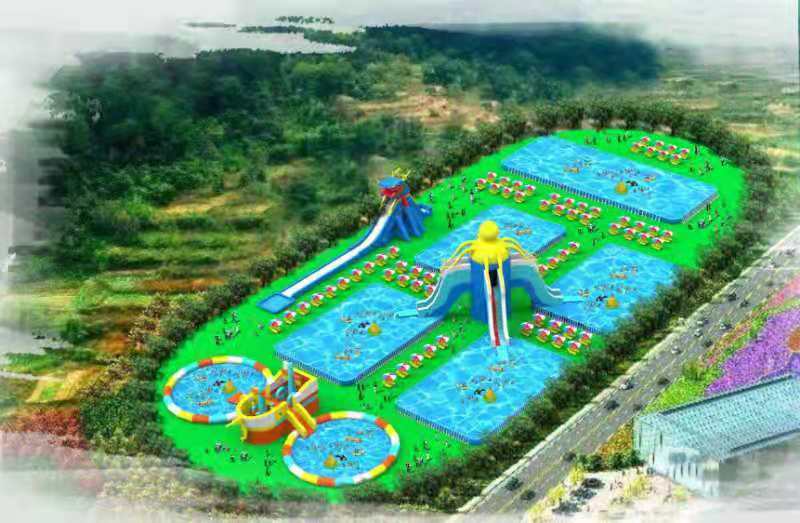 桂林高尔夫球场移动水上乐园